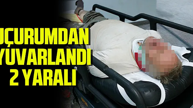 Fındık bahçesinde uçurumdan yuvarlandılar: 2 yaralı