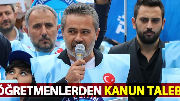 Öğretmenlerden Öğretmenlik Meslek Kanunu talebi