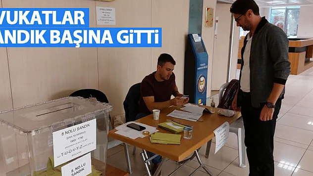 Samsun Barosu'nda avukatlar sandık başına gitti