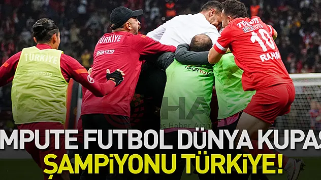Ampute Futbol Dünya Kupası şampiyonu Türkiye!
