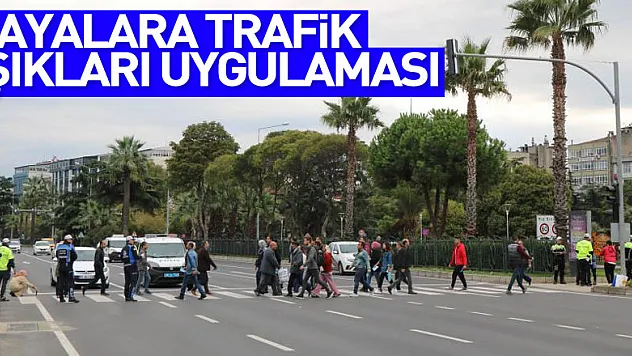 Yayalara trafik ışıkları uygulaması