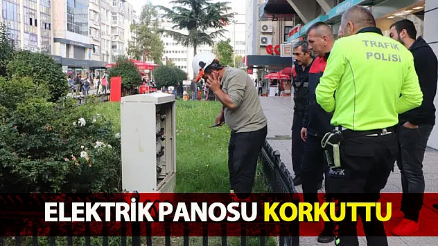 Elektrik panosundan çıkan duman paniğe yol açtı