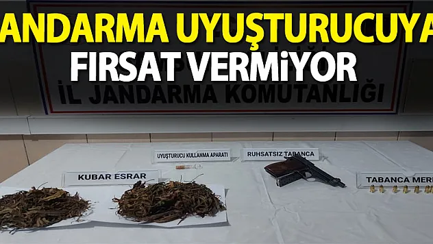Jandarma uyuşturucuya fırsat vermiyor