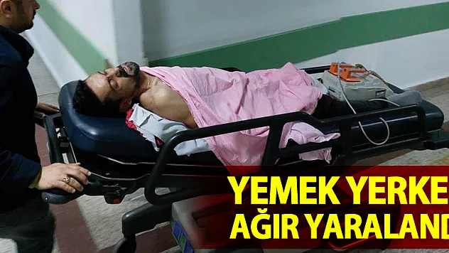 Yemek yerken kardeşinin bıçaklı saldırısında ağır yaralandı
