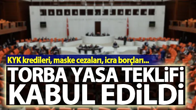 Ekonomiye ilişkin torba kanun teklif Plan ve Bütçe Komisyonunda kabul edildi