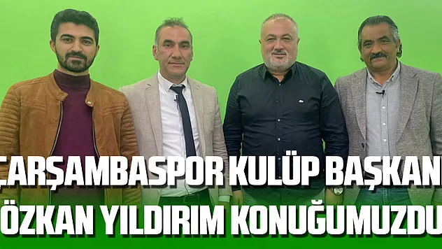 Başkan Özkan Yıldırım konuğumuz oldu