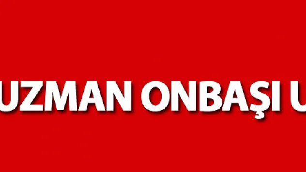 Şehit uzman onbaşı unutulmadı