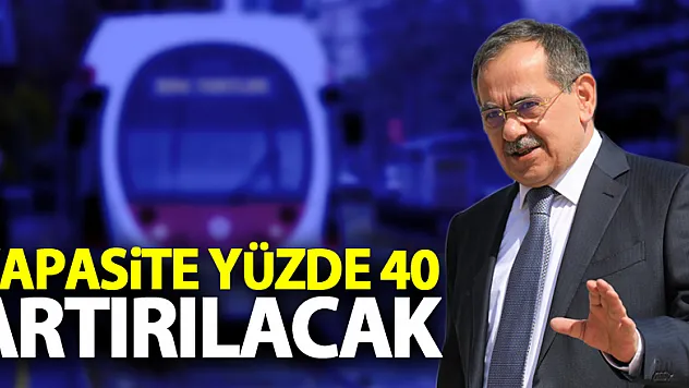 Samsun'da tramvayların kapasitesi yüzde 40 artırılacak