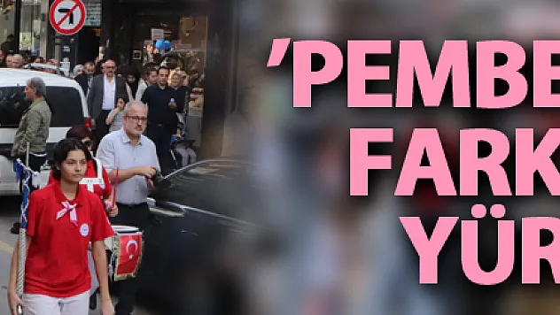 Samsun'da 'Pembeni Al Gel' farkındalık yürüyüşü