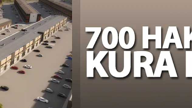 700 hak sahibinin kura heyecanı