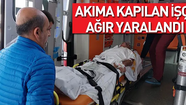 Tırın damperi elektrik teline temas etti, akıma kapılan işçi ağır yaralandı