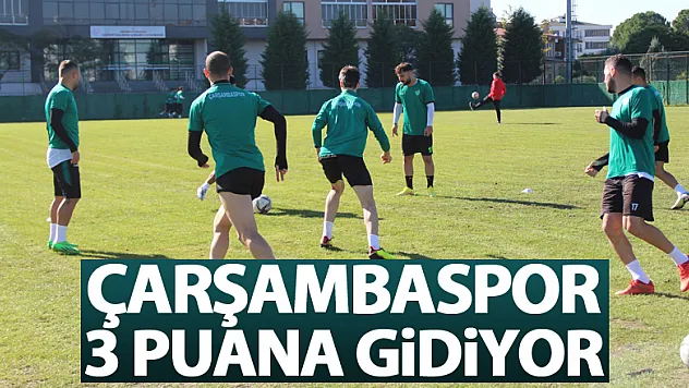 Çarşambaspor 3 Puana Gidiyor
