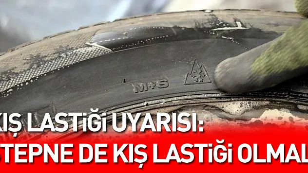 Kış lastiği uyarısı: Stepne de kış lastiği olmalı