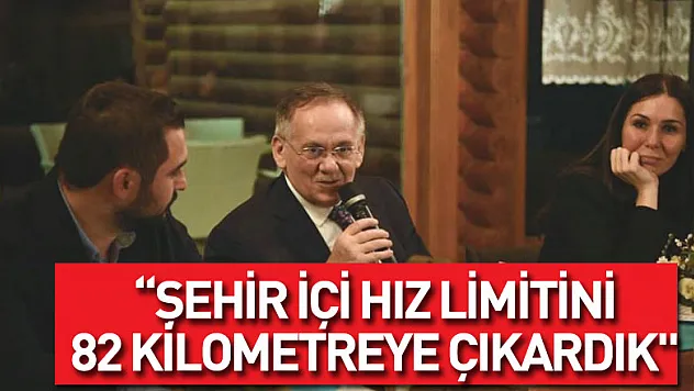 Başkan Demir: 'Şehir içi hız limitini 82 kilometreye çıkardık'