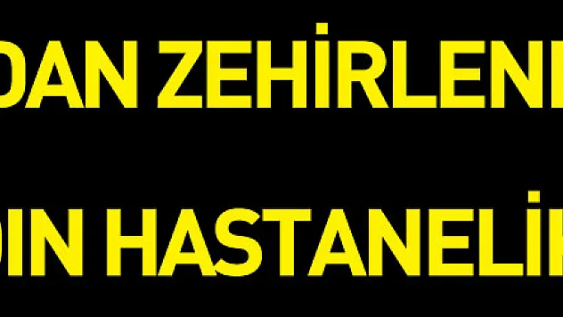 Sobadan zehirlenen yaşlı kadın hastanelik oldu