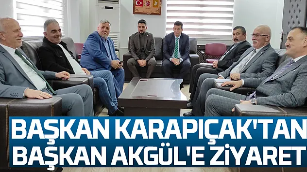 MHP İl Başkanı Karapıçak'tan Salıpazarı Belediye Başkanı Akgül'e ziyaret