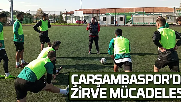 Çarşambaspor'da Zirve Mücadelesi