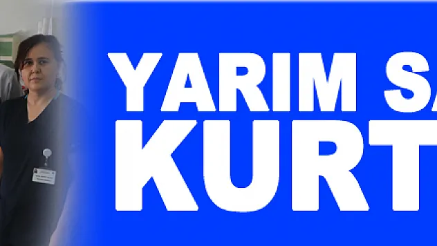 Yüzüne inşaat demiri 8 santim saplanan işçi yarım santimle kurtulmuş