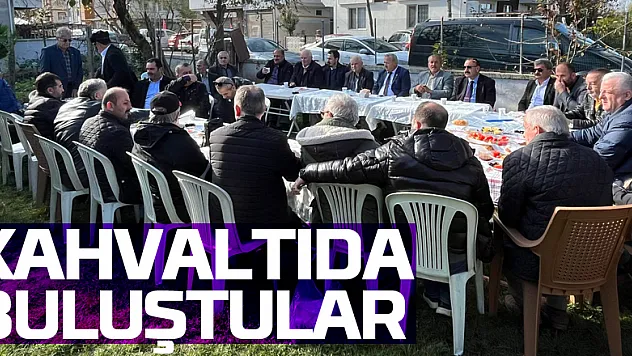 Kahvaltıda buluştular