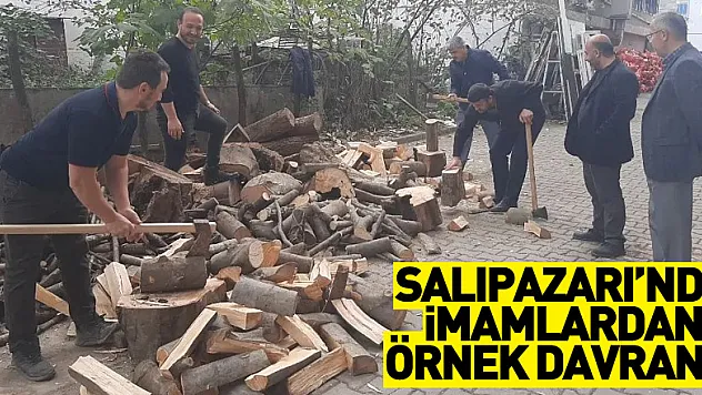 Salıpazarı'nda İmamlardan Örnek Davranış