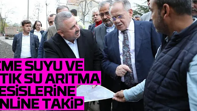 İçme suyu ve atık su arıtma tesislerine online takip