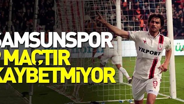Samsunspor 9 maçtır kaybetmiyor