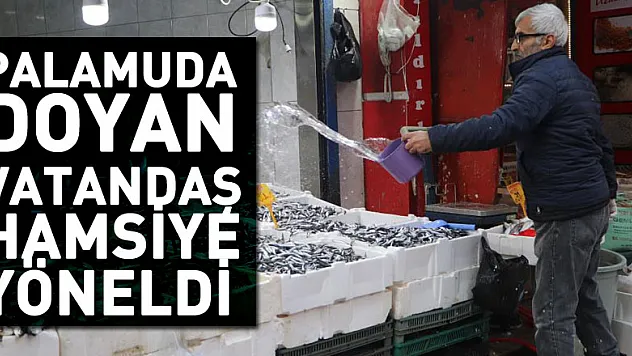 Palamuda doyan vatandaş hamsiye yöneldi