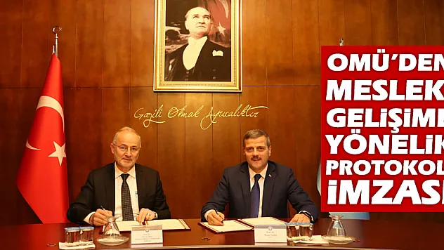 Öğrencilerin mesleki gelişimine yönelik protokol imzalandı