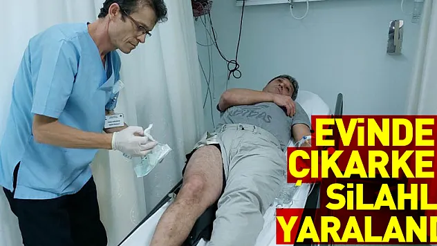 Evinden çıkarken silahlı saldırıda yaralandı