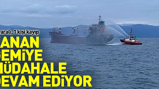 Sinop açıklarındaki kuru yük gemisine müdahale ediliyor