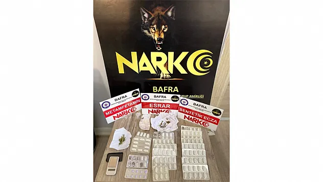 Bafra'da uyuşturucu operasyonu: 3 gözaltı