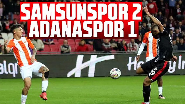 Spor Toto 1. Lig: Samsunspor: 2 - Adanaspor: 1