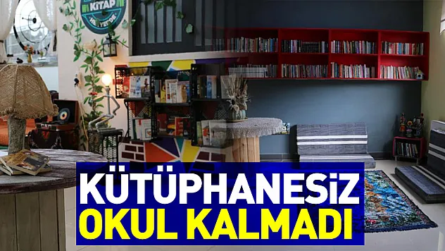 Samsun'da kütüphanesiz okul kalmadı