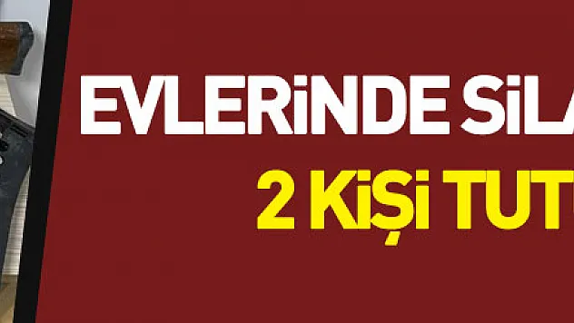 Samsun'da evlerinde silah ele geçen 2 kişi tutuklandı