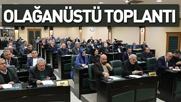 Samsun meclisi olağanüstü toplandı
