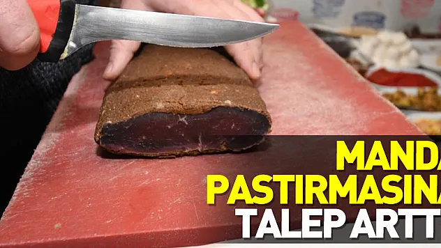 Manda pastırması, sığır pastırmasının yerini alıyor