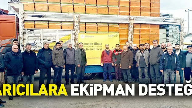Arıcılara ekipman desteği