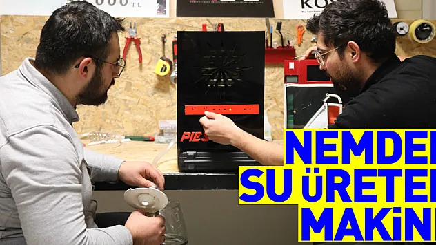 TEKNOFEST'in başarılı takımı 'nemden su üreten makine' imal etti