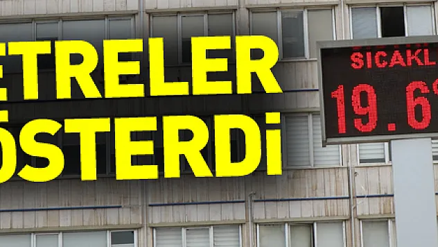 Samsun'da termometreler 19,6'yı gösterdi
