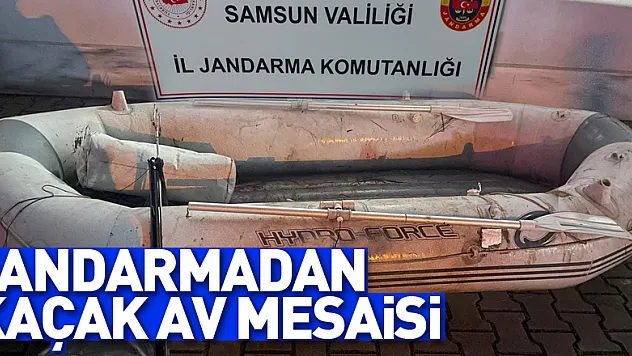 Jandarmadan kaçak av mesaisi!