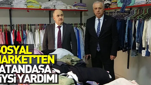 AVM gibi 'Sosyal Market'ten 5 binin üzerinde vatandaşa giysi yardımı