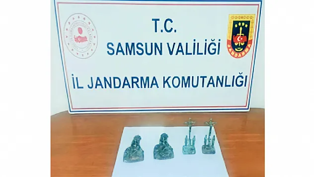Samsun 'da tarihi eser ele geçirildi