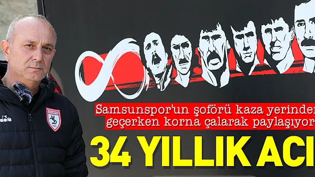 34 yıllık acıyı kaza yerinden geçerken korna çalarak paylaşıyor