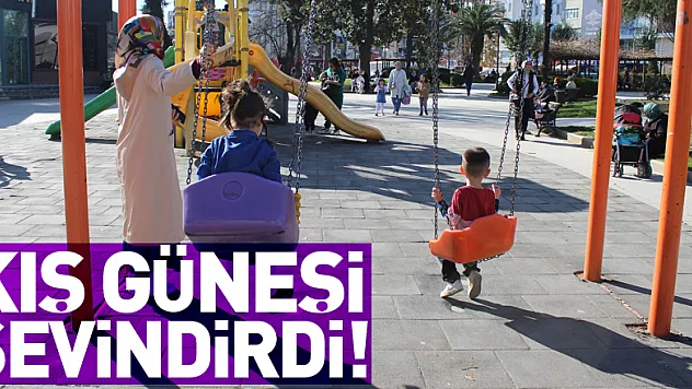 KIŞ GÜNEŞİ SEVİNDİRDİ!