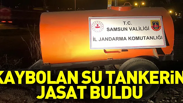 Kaybolan su tankerini JASAT buldu