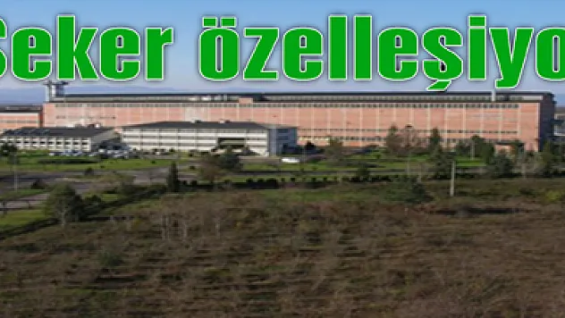 Şeker özelleşiyor
