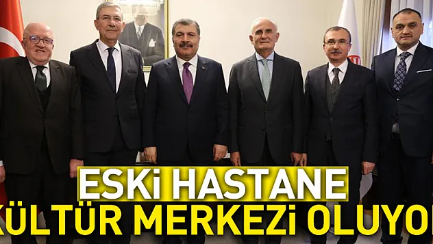 Eski Hastane Kültür Merkezi Oluyor