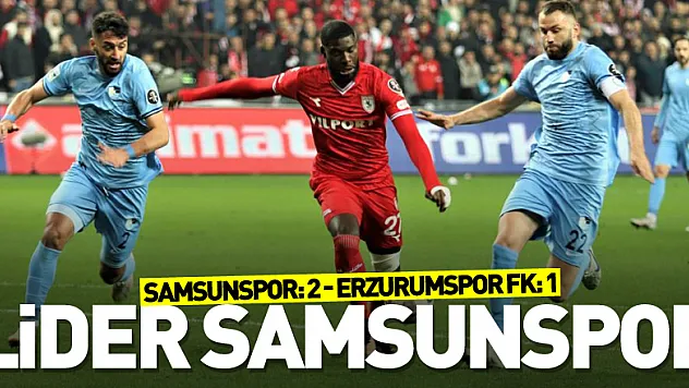 Spor Toto 1. Lig: Samsunspor: 2 - Erzurumspor FK: 1