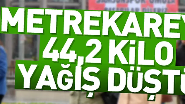 Samsun'a beklenen yağış geldi: Metrekareye 44,2 kilo yağış düştü