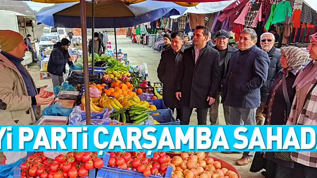 İYİ Parti Çarşamba sahada